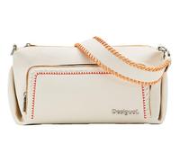 Desigual Prime Urus Maxi Accessories - Bolso de mano de poliuretano para mujer, Blanco