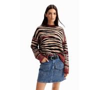 Desigual Pullover_Holmes Sudadera, marrón, M para Mujer