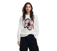 Desigual REPRIS_JERS_Playful Sweatshirt, Blanco, L Women's