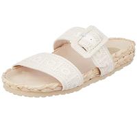 Desigual Sandalias planas para mujer, marrón, 37 EU