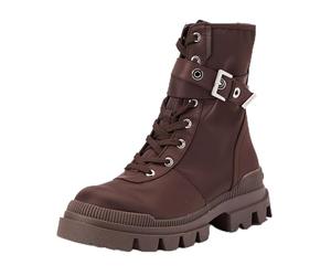 Desigual Shoes 4 Botas de Nylon para Mujer, Moda, marrón, 39 EU