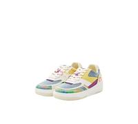 Desigual Shoes 4 Woman Fabric Sneakers Low, Zapatillas Mujer, Acabados de Material, 40 EU