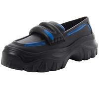 Desigual Shoes 4 Woman Leather Sneakers Low, Zapatillas Mujer, Negro, 39 EU