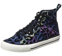 Desigual Shoes_Beta_Leopard, Zapatillas Mujer, Azul, 36 EU