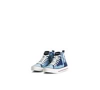 Desigual Shoes_Beta_Travel Patch 5006 Jeans, Zapatillas Mujer, Azul, 36 EU