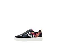 Desigual, Shoes Fancy Patch Black Mujer, Negro, 36 EU