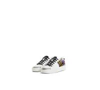 Desigual Shoes_Fancy_Tartan 1000 White, Zapatillas Mujer, Blanco, 36 EU