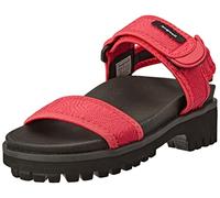 Desigual Shoes_Track Sanda, Sandalias Planas Mujer, Rojo, 37 EU