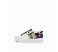 Desigual Sneakers patch tartán. 36 (36)