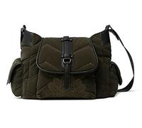 Desigual Soko Kyoto, Bolsa Mujer, Color Caqui Oscuro, 30