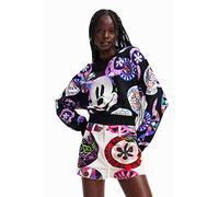 Desigual Sudad_psicho Mic Sudadera, Rojo, M para Mujer