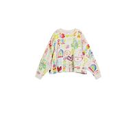 Desigual Sudadera azul claro / amarillo claro / rosa / rojo / blanco natural 110-116 EUR