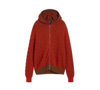 Desigual Sudadera con cremallera marrón / rojo XL marrón / rojo