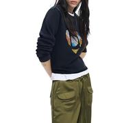 Desigual Sudadera de la colección Mujer, Gris Oscuro, M