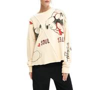 Desigual Sudadera de la colección Mujer, Gris, S