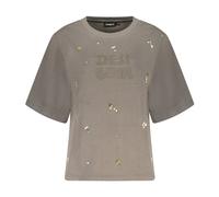 Desigual - Sudadera de manga corta Oporto - Tops - Mujer - Gris - M -