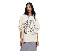 Desigual Sudadera negro / blanco, Talla M
