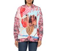 Desigual Sudadera de Manga Larga para Mujer, Material de Acabados, M