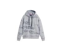 Desigual Sudadera gris claro / negro XL gris claro / negro
