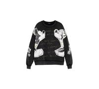 Desigual Sudadera 'Mickey And Minnie Mouse™' amarillo / negro / blanco L EUR