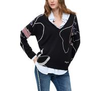 Desigual Suéter Mujer Negro XL