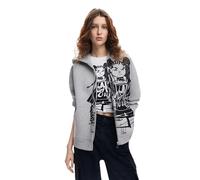 Desigual SW_Doll_LACRO, 2003 Gris Vigore Medio, L, Negro, L