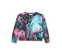 Desigual Sweat_Azul 2000 Black Sudadera, Negro, S para Niñas