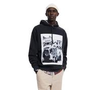 Desigual Sweat_Cross Sweatshirt, Negro/Blanco, M Men's