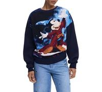 Desigual Sweat_Fantasy_Mickey Sweatshirt, Azul, XS Women's