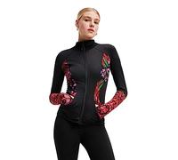 Desigual Sweat_maripo Sudadera, Negro, S para Mujer