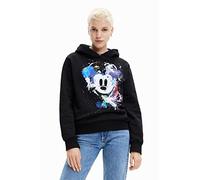 Desigual Sweat_Mickey 2000 Sudadera, Negro, XS para Mujer