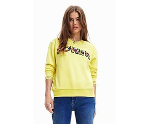 Desigual Sweat_Power 8035 Sudadera, Amarillo, M para Mujer