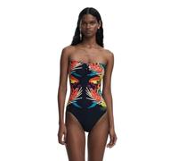 Desigual Swim_Bahamas II One P Piece Swimsuit, Negro, L Women's