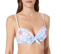 Desigual - Top Biquini Estampado Plisado Lazo Delantero