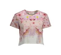 Desigual - Top de Mujer de Algodón Rosa - Tops - Mujer - Rosa - L -