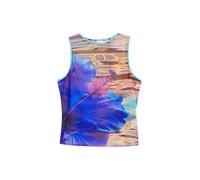 Desigual Camiseta sin Manga de la colección Mujer, Azul, M