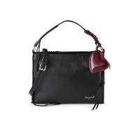 Desigual Bolso mediano de hombro Charm corazón – Negro