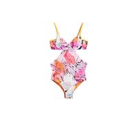 Desigual bañador de la colección Mujer, Amarillo, L