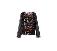 Desigual TS_ainhoa 2000 Black Camiseta, Negro, 6 años para Niñas