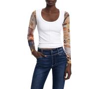 Desigual TS_Amara Blouse, Blanco, XL Women's