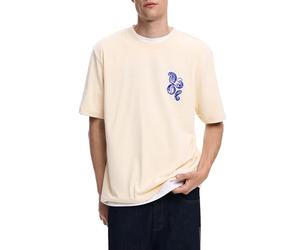 Desigual TS_Back Panel Paisley T-Shirt, India, XXL Men's