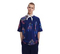 Desigual TS_Bali T-Shirt, Azul, L Men's