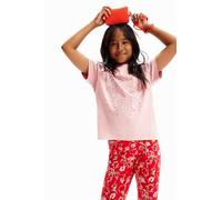Desigual TS_Casey Camiseta, Red, 14 años Chicas