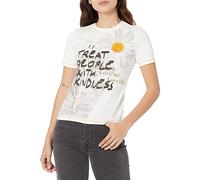 Desigual TS_Daisy Camiseta, White, XS De Las Mujeres
