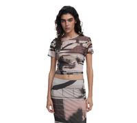Desigual TS_Delaware T-Shirt, Negro, L Women's