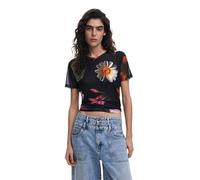 Desigual TS_Des Moines T-Shirt, Negro, S Women's