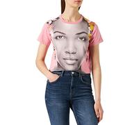 Desigual Camiseta TS_Face de mujer Rojo Talla L