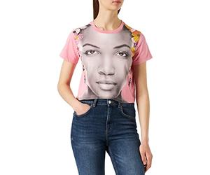 Desigual TS_Face T-Shirt Mujer (Pack de 1)