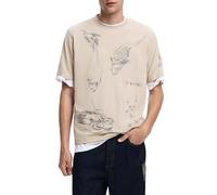 Desigual TS_Fish Embro T-Shirt, China, L Men's