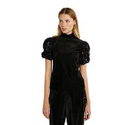 Desigual TS_gwendoline Camiseta, Negro, S Mujeres